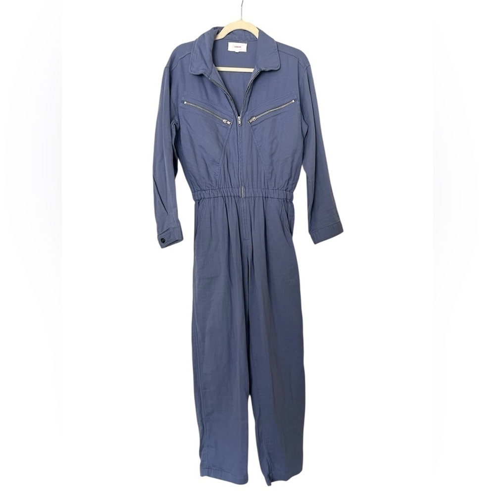 Xirena Jaymes Cotton Utility Jumpsuit Blue